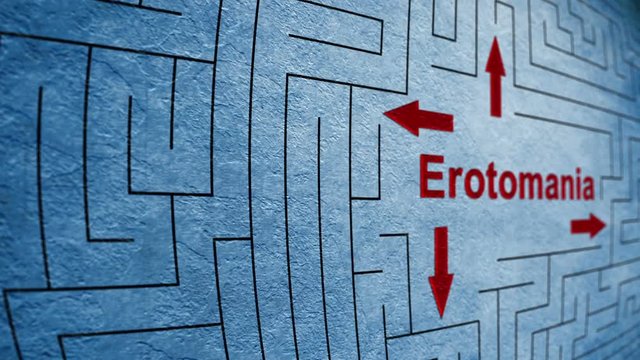 Erotomania maze concept