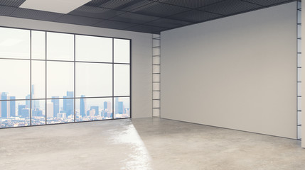 Business grunge office interior