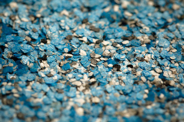 decorative shell texture, blue fractions