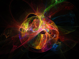 Abstract fractal background
