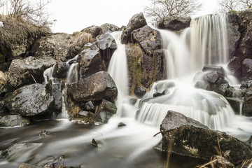Der Eisgraben Wasserfall in der Rh&ouml;n (Mittelgebirge, Deutschland)