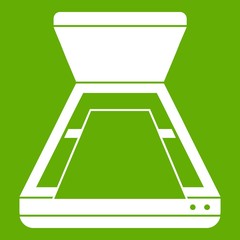 Open scanner icon green