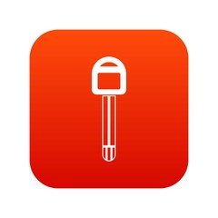 Car key icon digital red