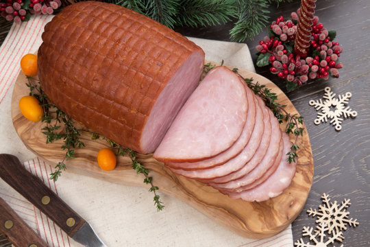 Roasted Glazed Christmas Ham