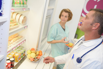 Obraz premium medical coffee and lunch break from work