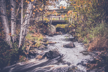 Autumn Waterfall Beauty