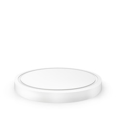 Empty podium. Illustration isolated on white background. Graphic concept for your design