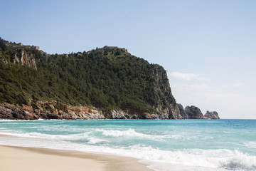 Fototapeta premium Beautiful beach with turquoise water 