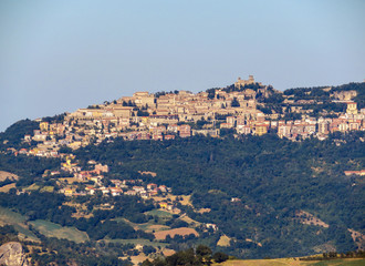 Fototapeta na wymiar San Leo - View of the San Marino