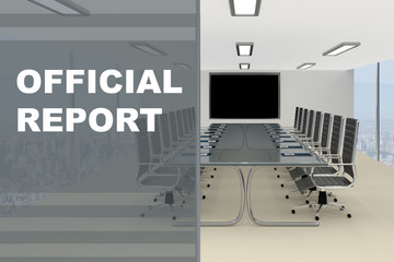 Official Report concept