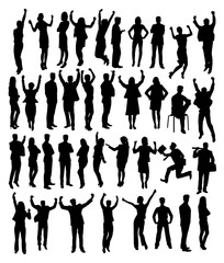 Business People Silhouettes, art vector design