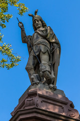 Standbild am Marktbrunnen in Bensheim