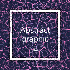 Geometric abstract background with connected line and dots. Structure molecule and communication. Scientific concept for your design. Medical, technology, science background. Eps10 Vector illustration