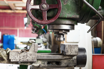 Mechanical vertical milling machine.