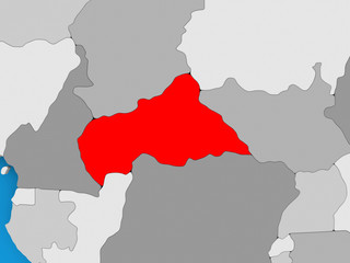 Map of Central Africa