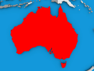 Fototapeta premium Map of Australia