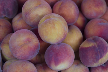 Peach close up fruit background