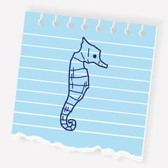 Hippocampus doodle