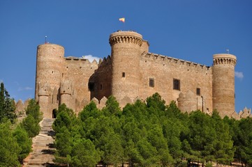 Fototapeta na wymiar Castillo de Belmonte, Cuenca
