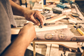 Manufacture of guitars of the brand Woodstock.