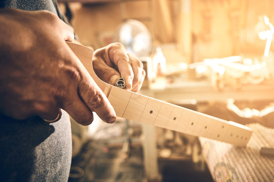 Manufacture of guitars of the brand Woodstock.