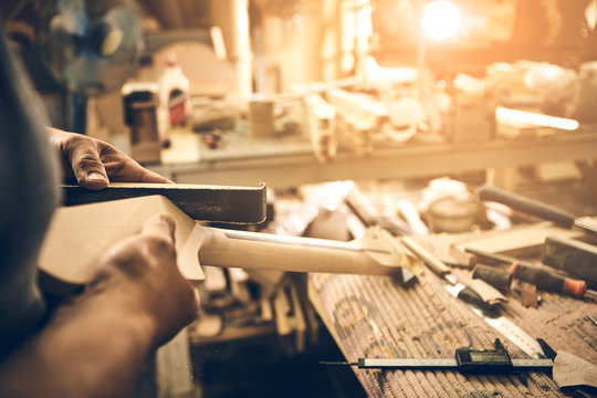 Manufacture of guitars of the brand Woodstock.