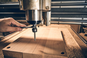 Manufacture of guitars of the brand Woodstock.