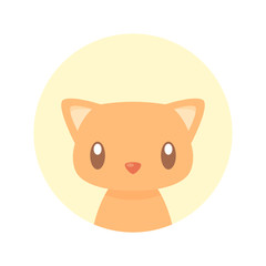 Cat icon vector