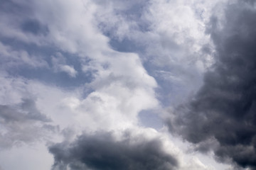 Fototapeta na wymiar Sky and Heavy Clouds