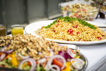 Catering / Salat aus roten Linsen