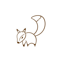 cute fox illustration