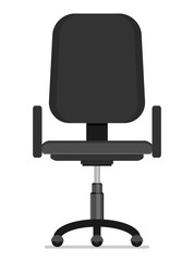  Office chair flat vector
