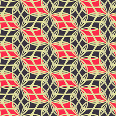 Seamless mosaic pattern. Geometric background. Vector Illustration.