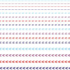 Geometrical Pattern with white background