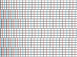 geometrical pattern with white background
