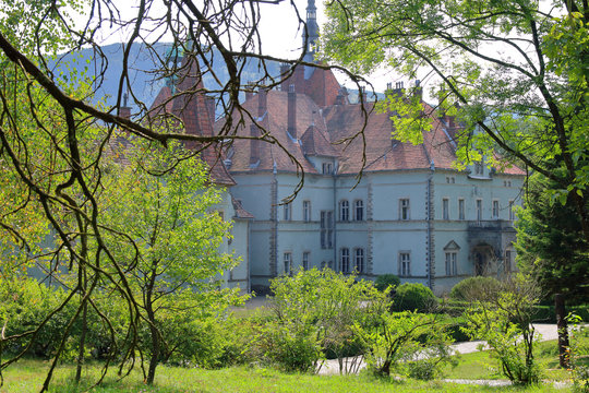 Old Schoenborn Castle in Ukraine.