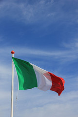 Naklejka na ściany i meble Italian flag