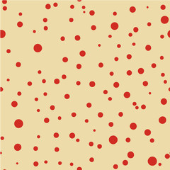 Polka dot seamless pattern. Dotted background with circles, dots, rounds Vector illustration