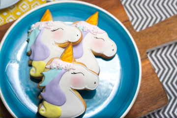 Unicorn cookies