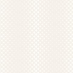 Vector seamless subtle pattern. Repeating geometric tiles. Monochrome halftone grid. Simple shapes lattice