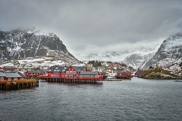 A village on Lofoten Islands, Norway