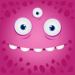 Cartoon expression monster