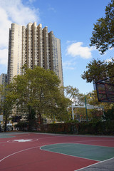 New York City Harlem Basketball Court USA
