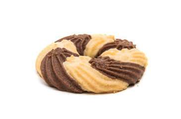 striped cookies isolated