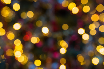 blurred christmas lights background