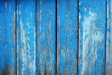 Fototapeta na wymiar Texture of shabby wooden planks, rustic wooden fence background