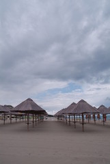 Fototapeta premium umbrellas on the beach