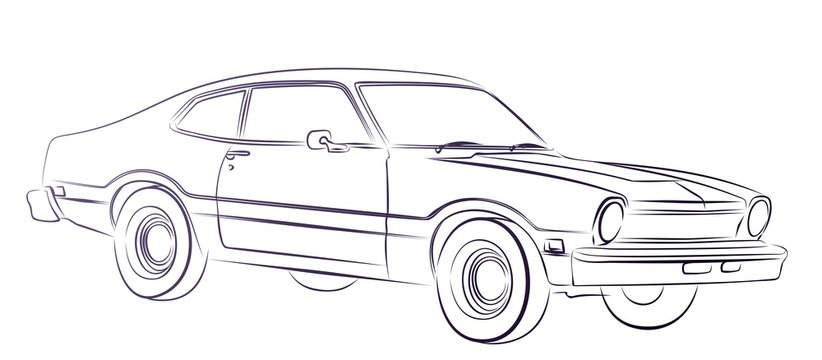 car Sketch. 