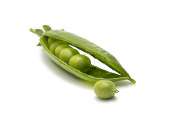 green fresh peas
