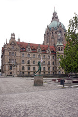 Naklejka premium nordseite neues rathaus hannover